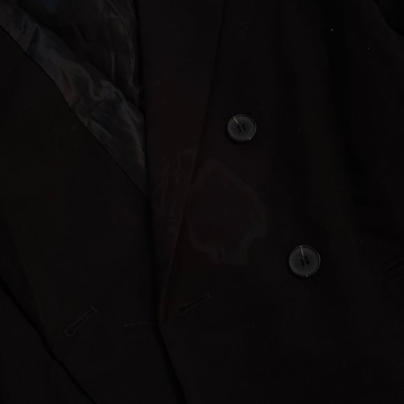 Women's Black Double-Breasted Blazer - Picture 3 of 4